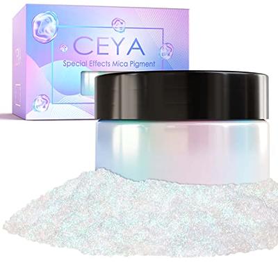 Ceya Chameleon Mica Powder, 1.8oz/ 50g Mermaid Chrome Powder