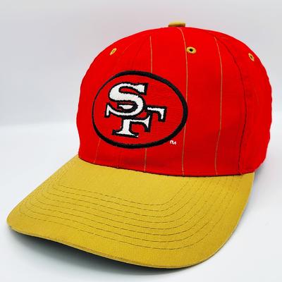 San Francisco 49Ers Vintage 90S Pinstripe Snapback Hat - Nfl