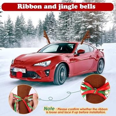 Car Reindeer Antler Kit Nose and Tail, Reindeer Christmas