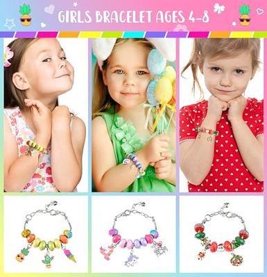 Charm Bracelet Making Kit Diy Craft Jewelry Gift Set For Kids