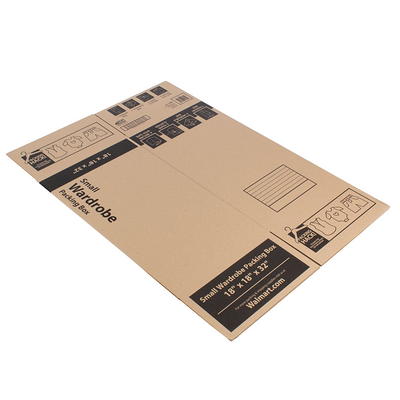 Pen + Gear Small Recycled Moving Boxes, 17L x 11W x 13H, Kraft