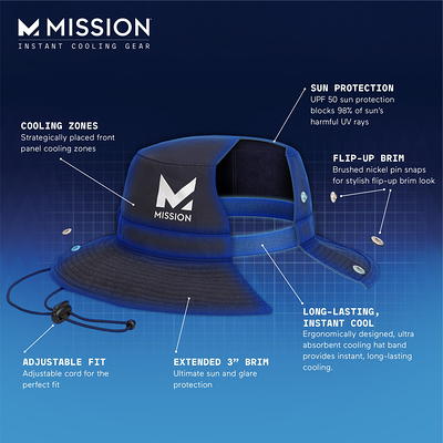 Mission Cooling Bucket Hat for Men & Women, One Size, Khaki - Yahoo Shopping