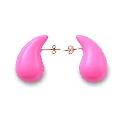  Apsvo Extra Large Drop Earring, Oversized Chunky Gold