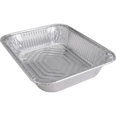 Jet Foil Disposable Aluminum Large Rectangle Pots with Lids Combo