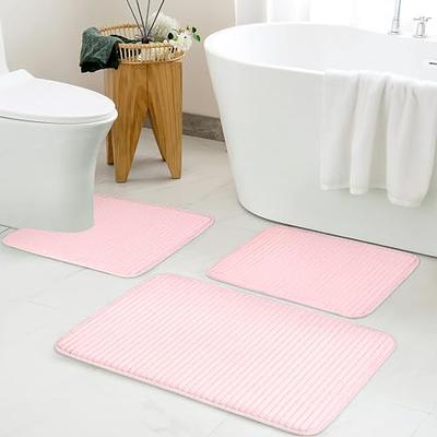 Leotruny PVC Loofah Bathtub Mats Non Slip Shower Mat for Bathroom Wet Area  Quick Drying (24''x16'', C01-Dark Grey)