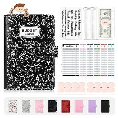  SOUL MAMA Budget Binder with Zipper Envelopes - Black