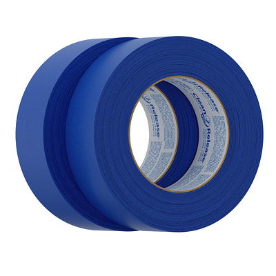 2pk 1.5 inch x 60yd STIKK Blue Painters Masking Tape 14 Day Clean Release
