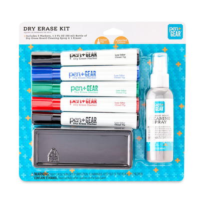 Pen + Gear Fine Tip Dry Erase Markers, Assorted Colors, 8 Count