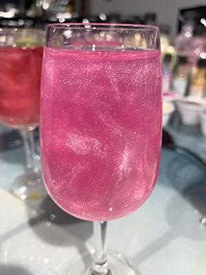  Edible Glitter for Drinks • Shiny Glitter, Shimmer Beverage  Dust for Cocktails, Beer, Wine and More - Color Series Pink - 25 gram :  Grocery & Gourmet Food