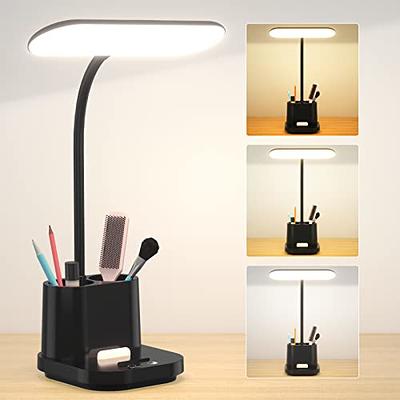 DEEPLITE Small Desk Lamp,Desk Light for Home Office, Battery Operated,Rechargeable,Pen  Holder,60 LEDs 800 LM 3 Colors Dimmable Study Lamp,Adjustable Gooseneck  Cordless Reading Lamps for Dorm Bedrooms. - Yahoo Shopping