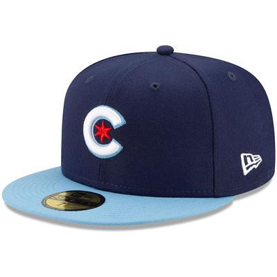 Chicago Cubs New Era Youth 2021 City Connect 9FIFTY Snapback Adjustable Hat  - Navy/Light Blue