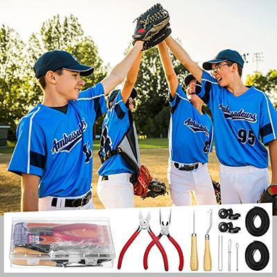  10pcs Baseball Glove Lace Locks, Black Lace Locks