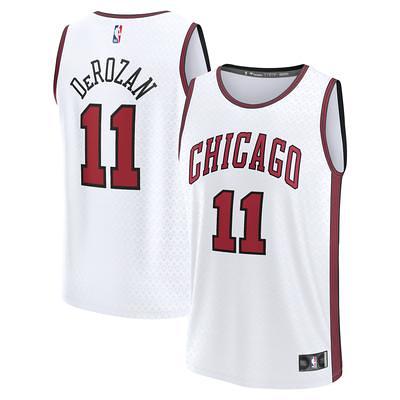 Derrick Jones Jr. Chicago Bulls Fanatics Branded 2021/22 Fast Break Replica  Jersey - Icon Edition - Red