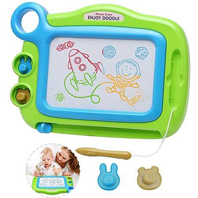 Matesy Toddler Toys for 1-2 Year Old Girls Gifts, Magnetic Drawing Board for Kids Girls Age 1 2 3 Year Old Girl Birthday Gifts, Doodle Board Drawing