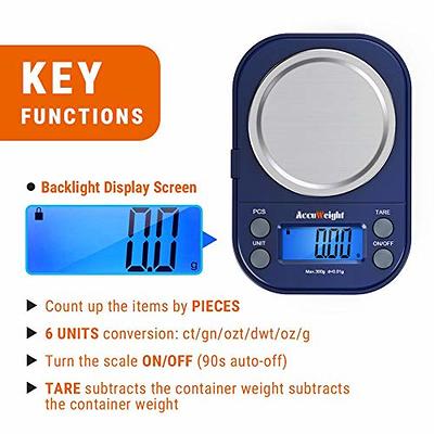 Small Gram Scale, Digital Kitchen Food Scale for Food Ounces and Grams,  500g by 0.01g Accurate, MEIYA Multifunction Digital Scale for  Jewelry/Baking