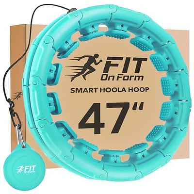 Hula Hoop Fitness Gear - Abs Workout, Weight Loss & Burn Fat (Smart  Weighted Hula Hoops, Stomach Exercises),Pink,FE21440