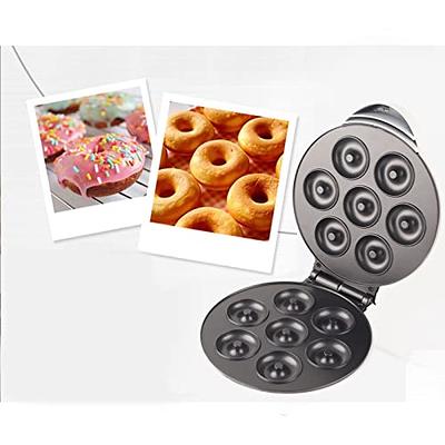  Mini Pancakes Maker, Mini Donut Maker Machine for Breakfast,  Snacks, Desserts & More With Non-stick Surface, Cake Machine, Double-Sided  Heating Makes 16 Doughnuts (black New): Home & Kitchen