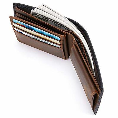 Handmade Genuine Leather Credit Card Wallet For Women/Men, Slim Front  Pocket Holder, Valentine's Day Gift Her. Him - Yahoo Shopping