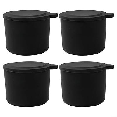 4 Pieces Ice Cream Containers for Homemade Ice Cream with Dry Erase Marker  1.5 Quart Reusable