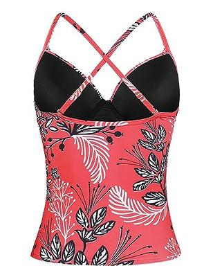 Mycoco Underwire Tankini Bathing Suits for Women Top Only Tummy