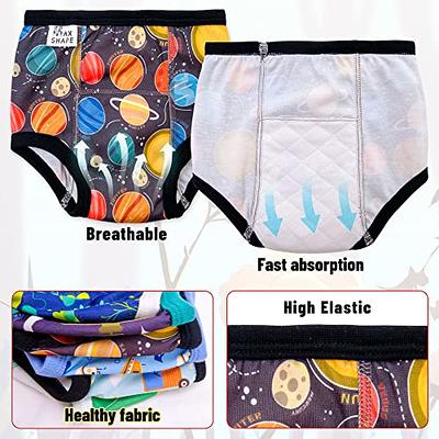 6 Pack Unisex Cotton Reusable Potty Training Underwear Breathable Toddler  Boys And Girls Pee Training Underpants Waterproof Training Pants