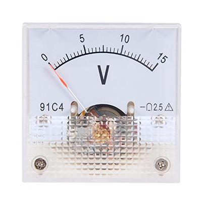 Fielect 85C1 DC 0-5V Analog Panel Voltage Gauge Volt Meter 2.5% Error Margin