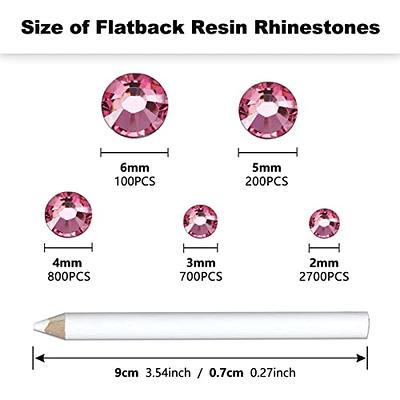 Briskbloom 4500PCS Resin Flatback Rhinestone, 2mm 3mm 4mm 5mm 6mm Dark Pink  Flatback Rhinestones for Tumblers, Nails Art, Mugs, Bottles, Craft  Decoration, Loose Bling Glitter Gem Stone - Yahoo Shopping