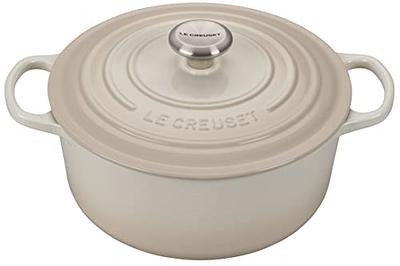 Le Creuset Enameled Cast Iron Round Dutch Oven with Iridescent Knob | Licorice, 7 1/4 qt.