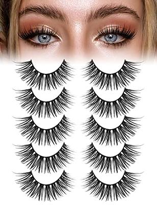 Manga Lashes Natural Look Anime False Eyelashes Individual Wispy Korean  Makeup Eye Lashes Clusters 10 Pairs Asian Chinese Japanese Fake Eyelashes  Pac  Imported Products from USA  iBhejo