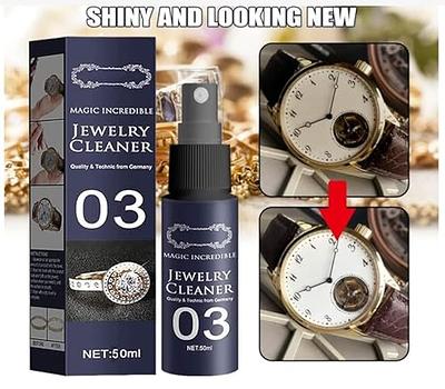 Jewelry Cleaner 03 Spray, Jewelry Cleaner 03 for All Jewelry, Jewelry  Cleaner Solution 03, Magic Incredible Jewelry Cleaner 03, Jewelry Cleaner  for