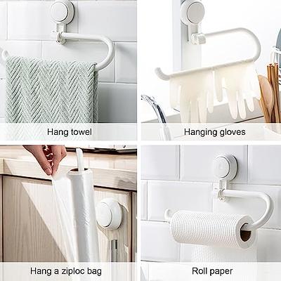 C-LARSS Wall Mount Suction Cup Tissue Holder Multifunctional Bathroom Towel  Toilet Roll Paper No Drilling Toilet Tissues Holder for Bathroom, Kitchen,  Washroom White - Yahoo Shopping