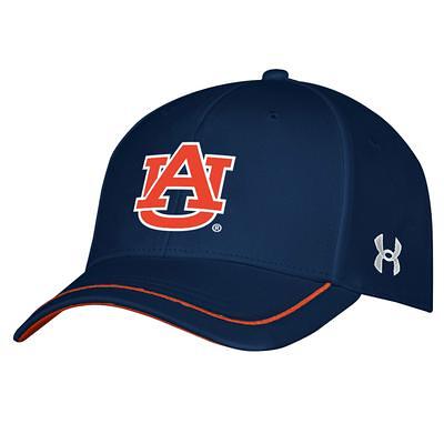 Men's Under Armour White Navy Midshipmen On-Field Baseball Fitted Hat