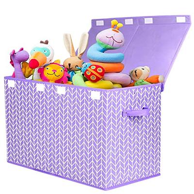 YOLOXO 2 PackToy Box Chest, Collapsible Sturdy Storage Bins with