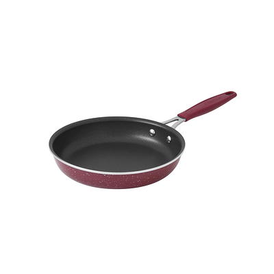 The Pioneer Woman Frontier Speckle 10-Piece Aluminum Nonstick Cookware Set,  Red