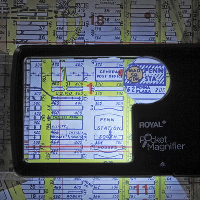 Royal SM10 Handheld Illuminated Pocket Magnifier, Pack of 2