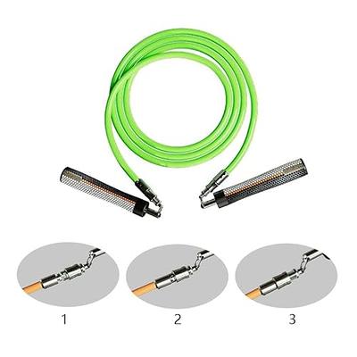 Weighted Jump Rope - (1.5LB) Solid PVC 12mm Diameter for Crossfit and  Boxing - Heavy Jump Rope with Memory Non-Slip Cushioned Foam Grip Handles  for