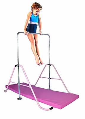 Polar Aurora Gymnastics Bar w/11 Heights Adjustable, Gymnastic Training Kip  Bar for Kids Horizontal Bar for Gymnast, Gymnastic Training Equipment for