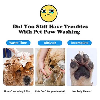 Pets Paw Cleaner Cup Portable Dog Cat Foot Washer Soft Silicone Pet Foot  Wash Tool Puppy Kitten Dirty Paw Cleaning Supplies