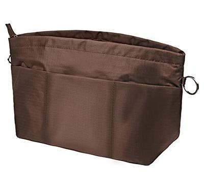 Vercord Handbag Purse Organizer Insert Tote Bag Shaper for Picotin 18/22  with Zipper Pocket Brown Medium - Yahoo Shopping