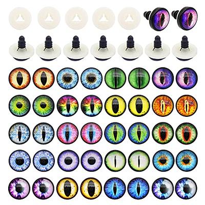560pcs Safety Eyes and Safety Noses with Washers for Doll, Colorful Plastic Safety Eyes and Noses Assorted Sizes for Doll, Plush Animal and Teddy Bear