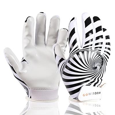 MUSESA Football Gloves, Strong Grip Football Goalkeeper Gloves,  Professional Football Gloves, Sticky Receiver Gloves for Men and Young Boys  S White - Yahoo Shopping