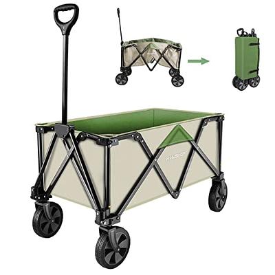 Collapsible Folding Wagon Cart Outdoor Beach Wagon Heavy Duty