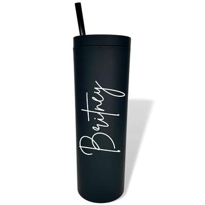 Personalized Tumbler, Monogram Tumbler, Insulated Tumbler, Personalized  Tumbler With Straw, Personalize Cup With Straw, Laser Engraved 