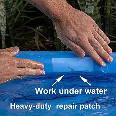 Hannaera Pool Liner Patch Repair Kit, Transparent Inflatable Patch Repair  Kit for PVC Boats, Air Mattress, Hot Tubs, Above Ground Swimming Pools 