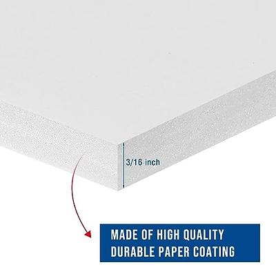 PerKoop 12 Pcs Foam Core Board 30 x 40 x 3/16 (5mm) White Poster Board,  Double Sided, Backing Foamboard for Sign, Mounting, Craft, Modeling,  Display, Presentation, Office School Projects, Framing - Yahoo Shopping