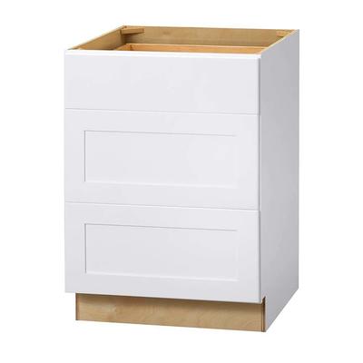 Hampton Bay Avondale 24 In W X D 34 5 H Ready To Assemble Plywood Shaker Drawer Base Kitchen Cabinet Alpine White Yahoo Ping