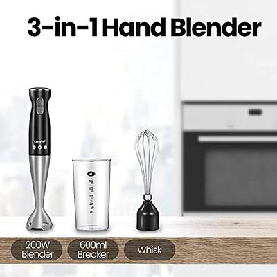 Immersion Hand Blender, UTALENT 5-in-1 8-Speed Stick Blender with