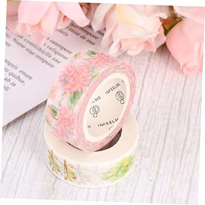 6pcs Brown Floral Tape Brown Decor DIY Scrapbook Scrapbook Tape Craft Washi  Tape Colored Masking Tape Paper Tape Adhesive Tape Decorate Diary Sticker