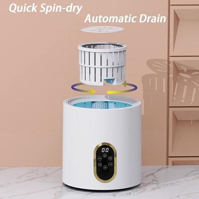 Portable Travel Underwear Turbo Spinning Washer Fully Automatic Mini Small  Washing Machine 