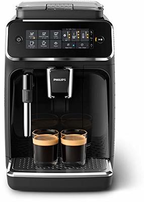 PHILIPS Saeco Xelsis Super Automatic Espresso Machine - LatteDuo Milk  System, 15 Coffee Varieties, 6 User Profiles, Touchscreen, Black &  Titanium